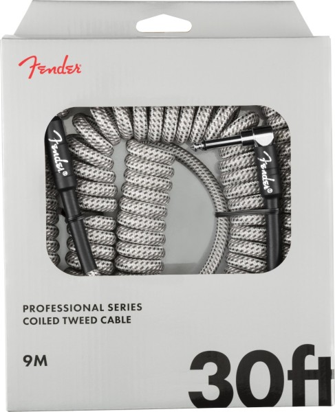 Fender Kabel Professional Coil White Tweed 9m