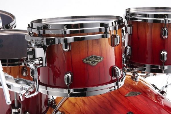 TAMA Starclassic Walnut/Birch 5 Pcs Shell Kit Vermilion Bosse Fonce Fade