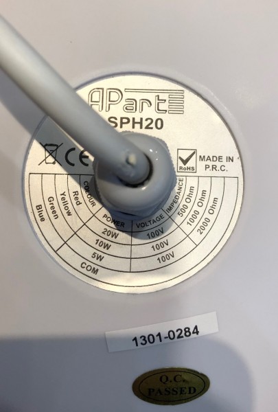 APART SPH20 - Neuwertiger Demo-Lautsprecher