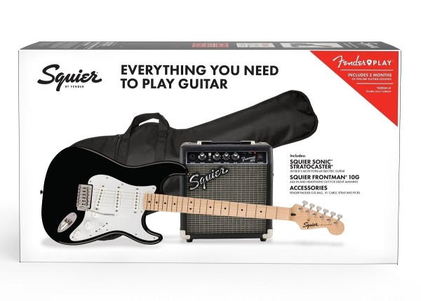 Squier Sonic Stratocaster Black Pack
