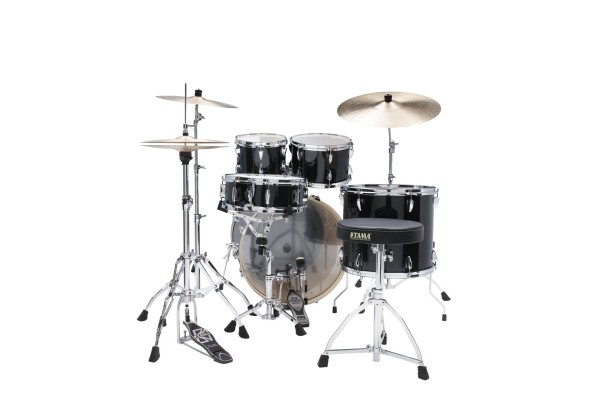 TAMA Imperialstar Drumset 5 teilig - Hairline Black -Black Week Deal-