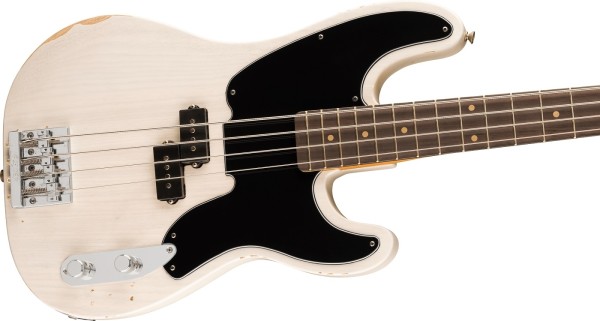 Fender Mike Dirnt Road Worn Precision Bass RW White Blonde
