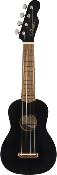 Fender Venice Soprano Ukulele Black