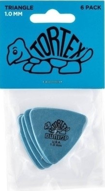 Dunlop Tortex Triangle Pick 6 Player's Pack 1.00 blau