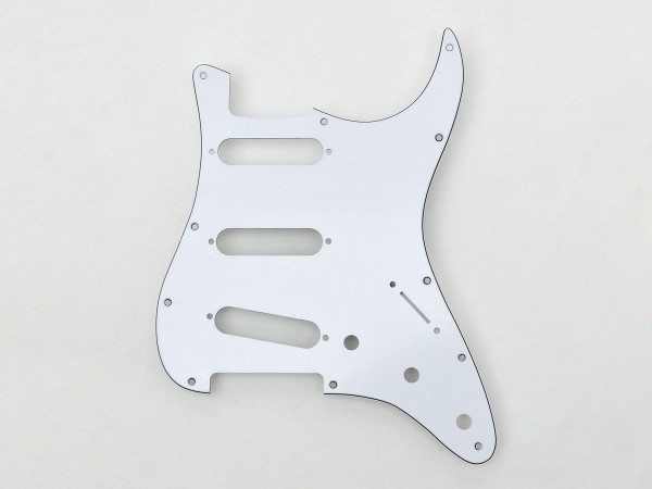 Göldo Pickguard Strat 3SC 3-fach white