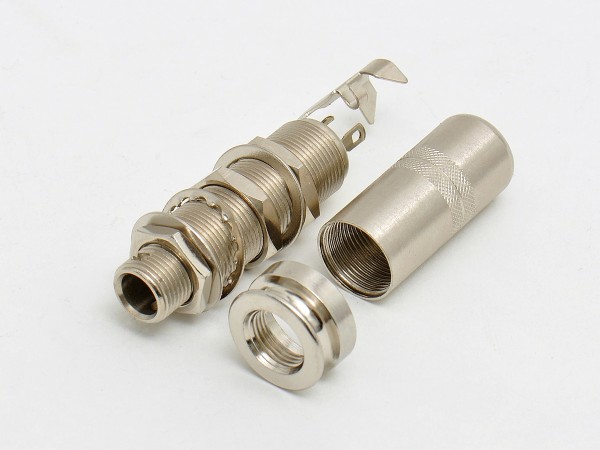 Göldo Klinkenbuchse Akustik-Rohrbuchse, nickel