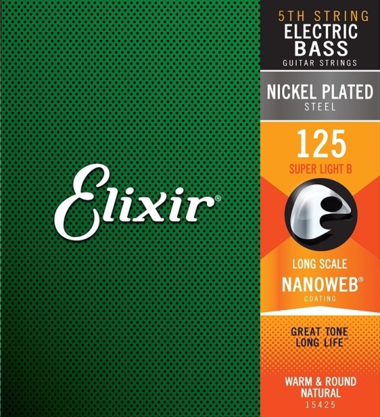 Elixir Nanoweb E-Bass 125 Einzelsaite