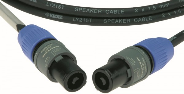Klotz Speakerkabel 2m 2x2,5mm² Speakon 2p