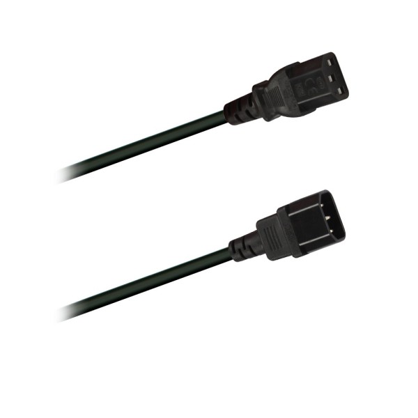 DREITEC Kaltgeräte-Verlängerungskabel, Kaltgerätestecker auf Kaltgerätekupplung, 3 m