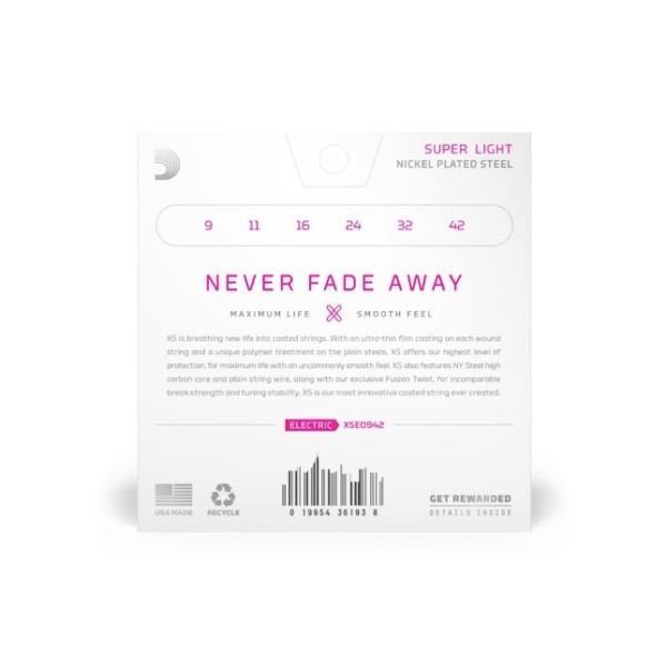 DAddario XS 09-42 Super Light