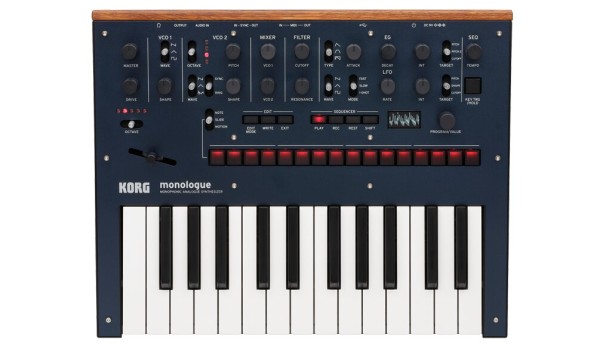 Korg monologue, blau