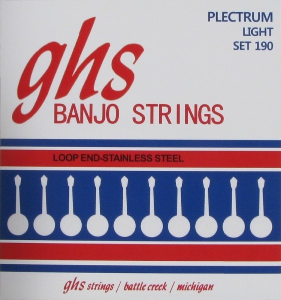 GHS Banjo Saiten 4-String Loop End Set190